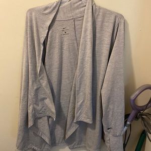Grey Nike Dri-Fit Running Jacket